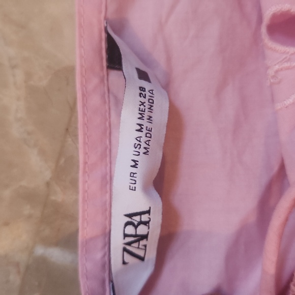 ZARA PINK CROPPED TOP - Picture 8 of 9